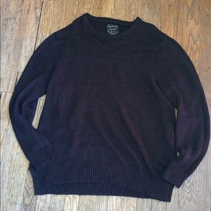 Black oversized sweater